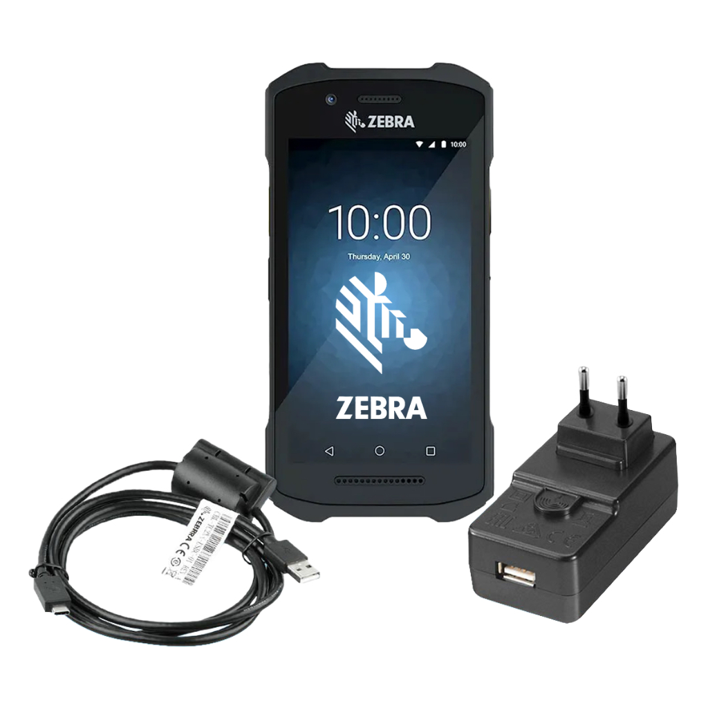 Kit Coletor de Dados Zebra TC21 com Cabo USB e Fonte Alimentação ...