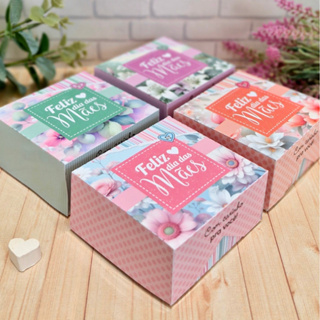 10/20/30 Caixas para 4 doces Lembrancinha de Dia das Mães em Oferta na Shopee