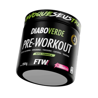 Kit Creatina Ultra Pote 100g + Pré-Treino Diabo Verde Pré-Workout 150g - FTW