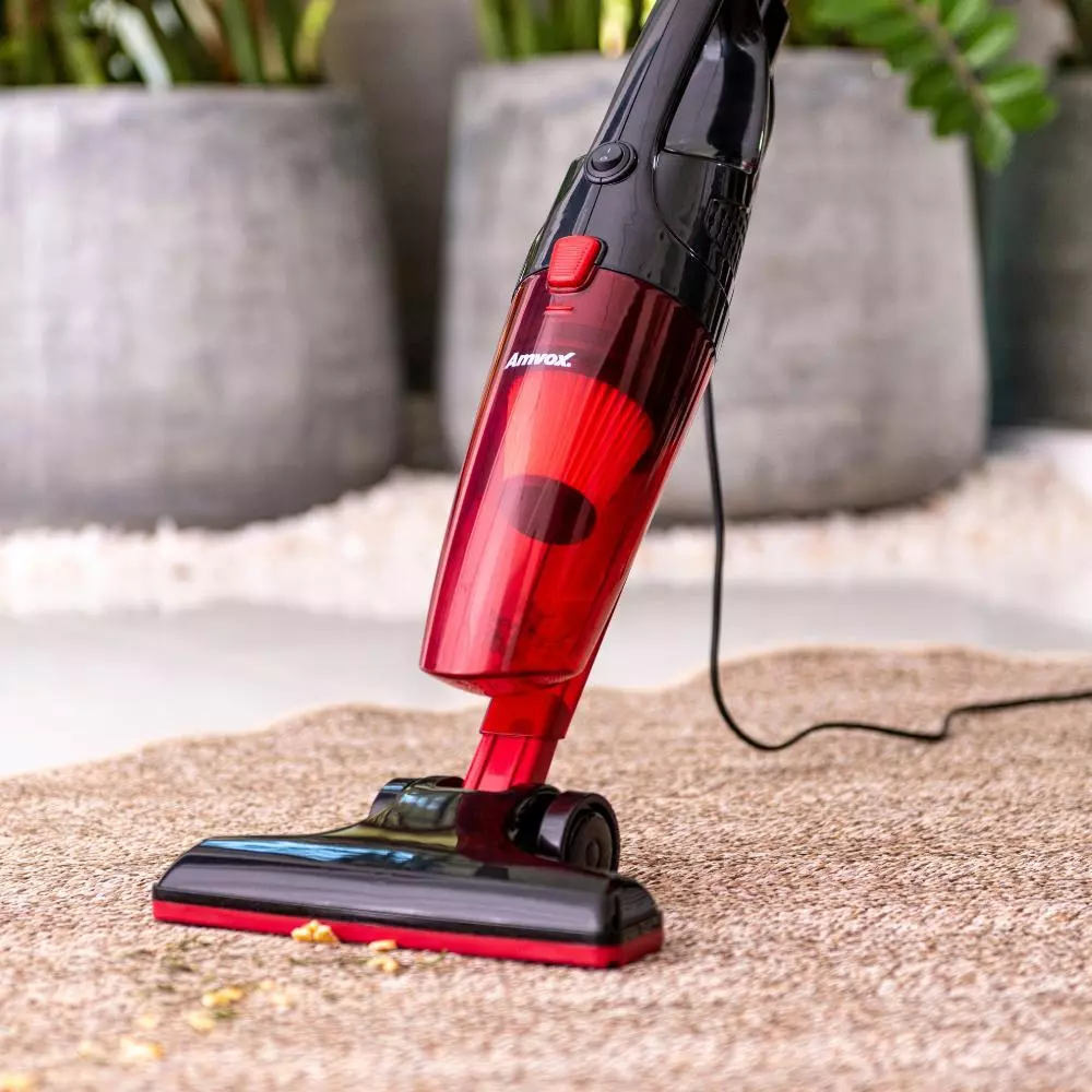Aspirador Vertical Amvox ASP 1101-2 220V Preto com Filtro Lavável