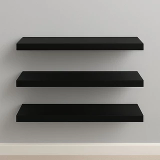 Kit 3 Prateleiras 40cm MDF Luxo Nichos Sala Cozinha Quarto Banheiro Com Kit De Instalação em Oferta na Shopee