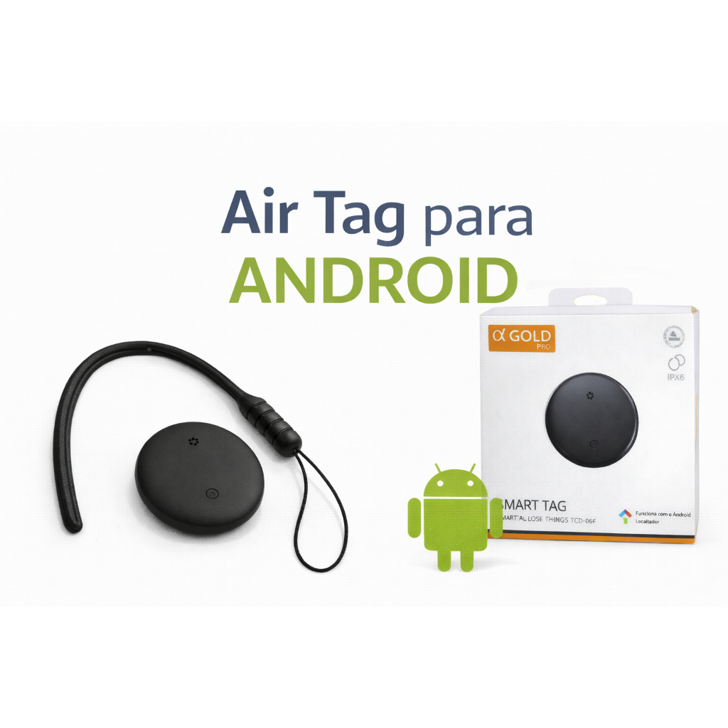 Smart Tag Localizador Android Alpha Gold Pro TCD-06F | Rastreador ...
