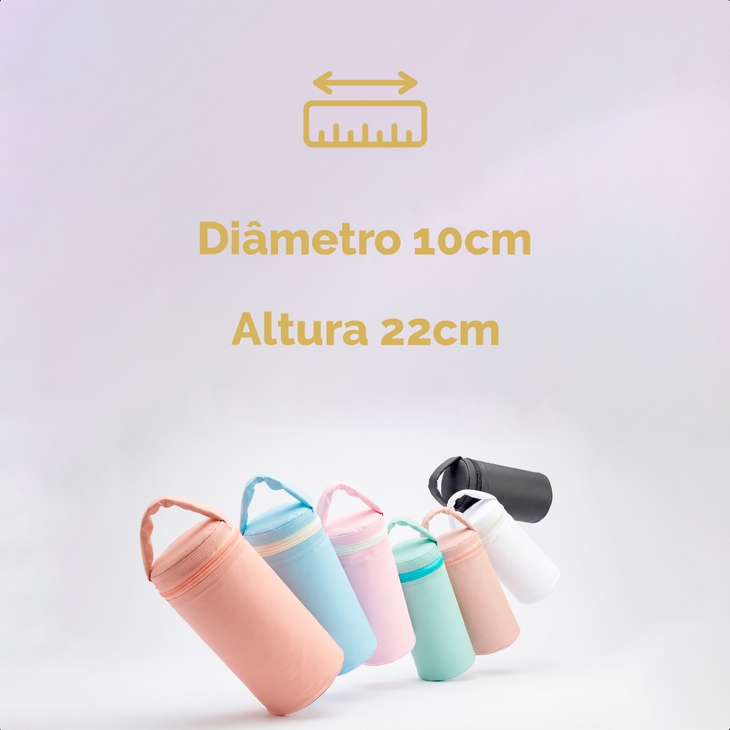 Bolsa Térmica Mamadeira Leite Bebê Temperatura Ideal Viagem