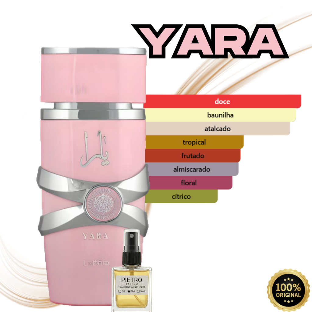 Perfume Yara Rosa Lattafa Feminino Importado Original | Shopee Brasil