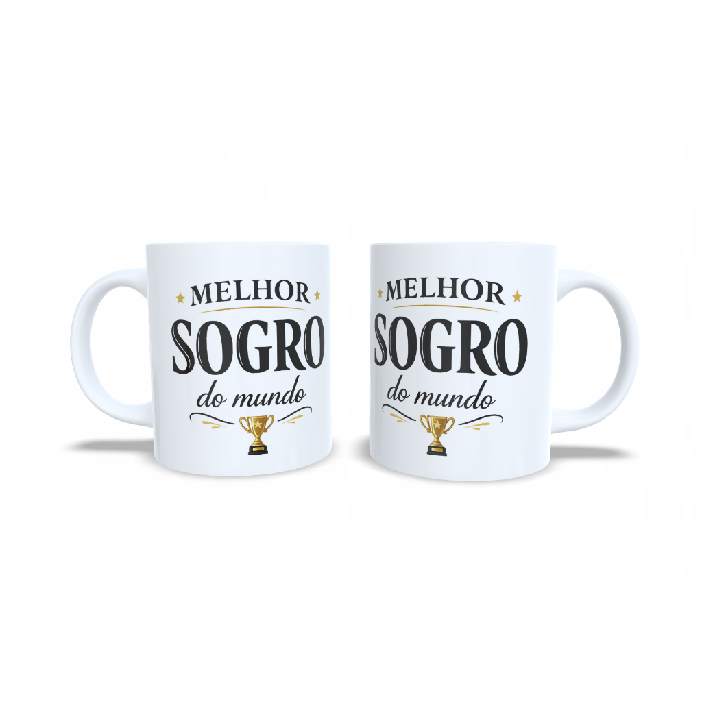 Caneca melhor sogro do mundo presente para sogro | Shopee Brasil