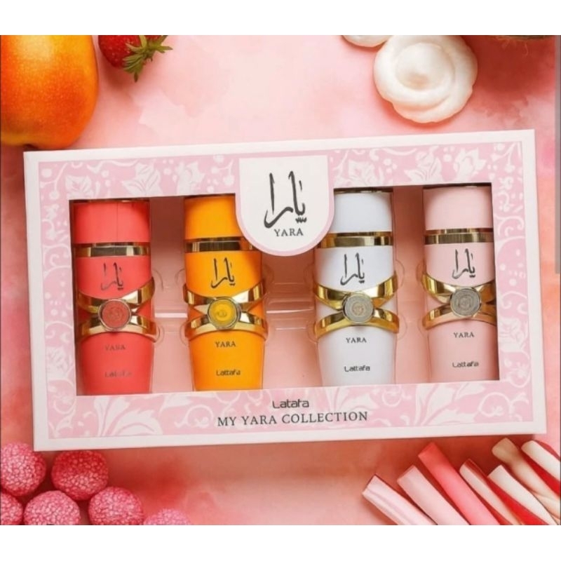 Kit Perfume Lattafa Yara 4x25ml Original Feminino Importado Alta ...