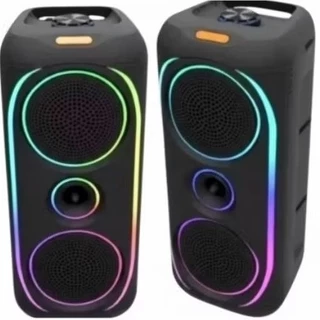 mega caixa de som potente amplificada 500w com 60 cm entrada microfone Bluetooth Rádio Pendrive tws,leds,karaoke em Oferta na Shopee