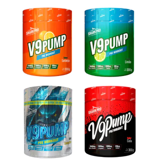 Pré Treino V9 Pump Pote 300g - Shark Pro