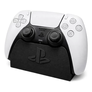 Suporte para Controle PS5 DualSense – Base Premium Minimalista – Organizador Gamer em Impressão 3D – Preto ou Branco