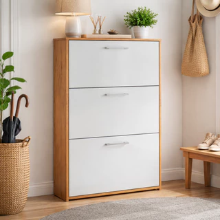 Sapateira Organizadora 3 Portas Armário Multiuso para Quarto Sala Estante Hall de Entrada Sapato em Oferta na Shopee