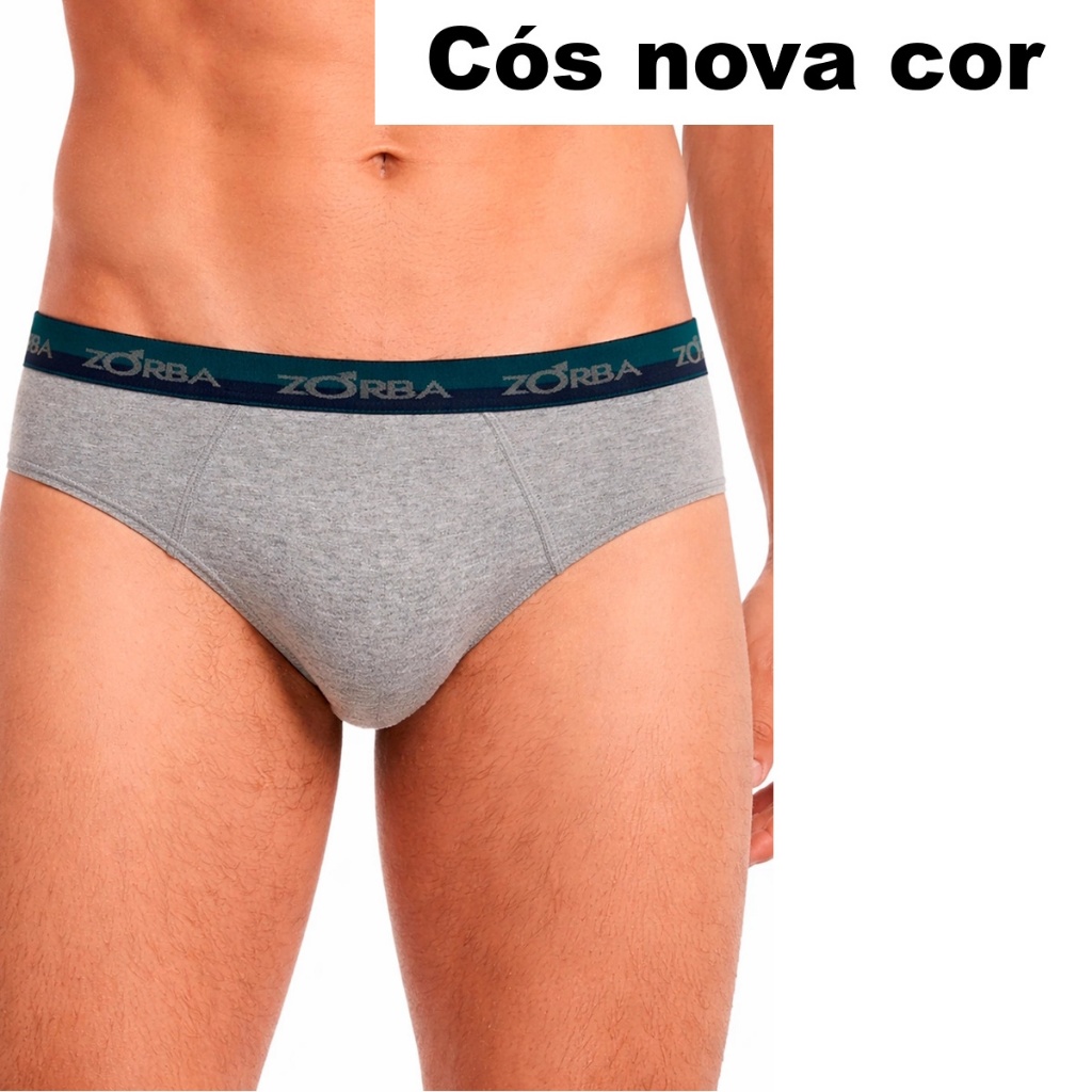 Cueca Zorba Slip Max 0764 Tamanho Especial Grande M ao XGG