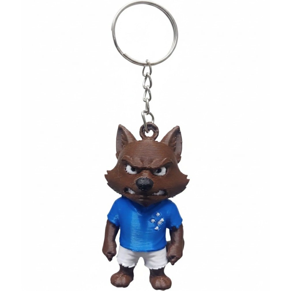 Chaveiro macote Raposão do Cruzeiro