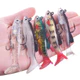 Kit 5 Isca Artificial Silicone Shad Peixe Embutido Chumbadas Tucunaré Robalo Traira