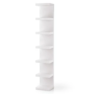 Torre De Prateleira MDF 170cm Branca Estante Organizadora Decoração Livros Quarto Sala Escritorio Luxuosa Sala de Estar em Oferta na Shopee