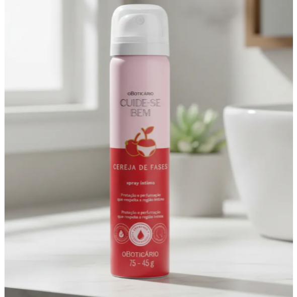 Spray Íntimo Cuide-se Bem Cereja De Fases 75ml Original O Boticário em Oferta na Shopee