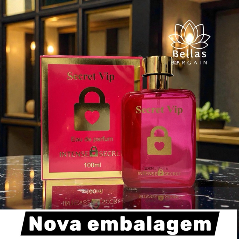 Secret Vip Eau de Parfum 100ml Intense Secret - Feminino | Shopee Brasil