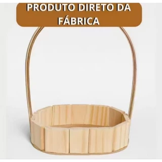 Kit 30 Cestas Ovais 25cm x 16cm – Madeira Pinos em Oferta na Shopee