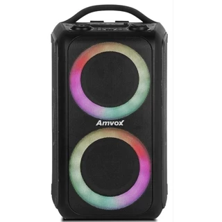 Amvox Caixa de Som Amplificada ACA 600 Bagvox Black - 600W RMS, Bluetooth, Equalizador, USB, Bateria Recarregável em Oferta na Shopee