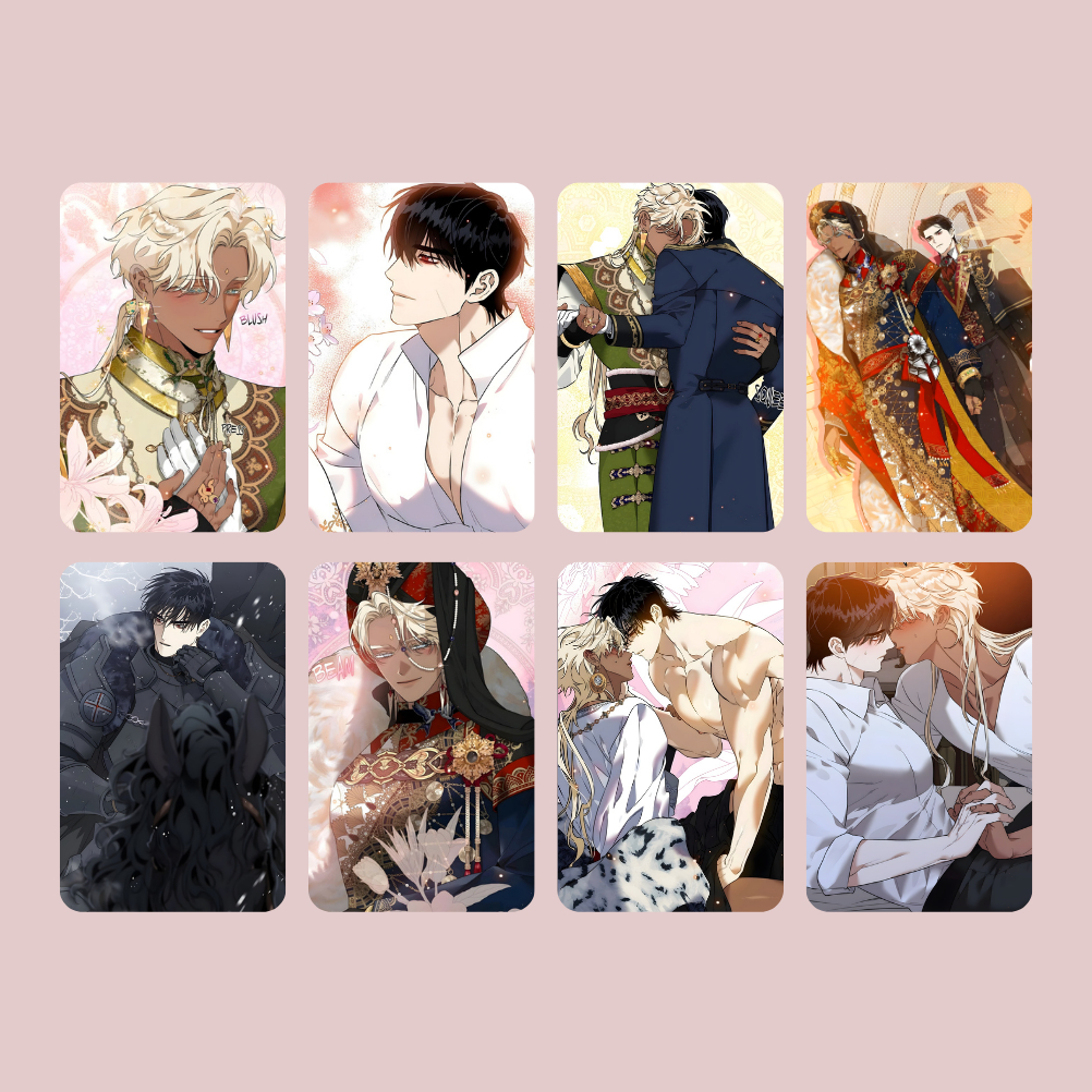 8 Photocards Blossoms of the white night manhwa, Yaoi | Shopee Brasil