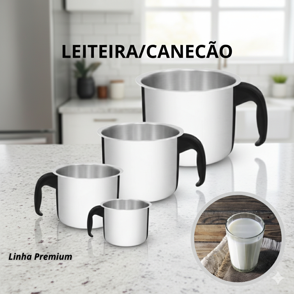 JOGO LEITEIRA / CANECÃO PREMIUM - CRIATIVA - ALUMIC