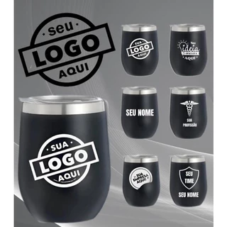 KIT 20 COPOS CUIA 360ML TÉRMICO PERSONALIZADO A LASER