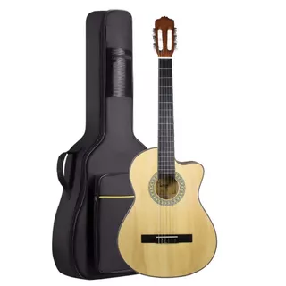 Violão Elétrico Bravo Music TN300 Nylon Cutaway + Capa Luxo em Oferta na Shopee