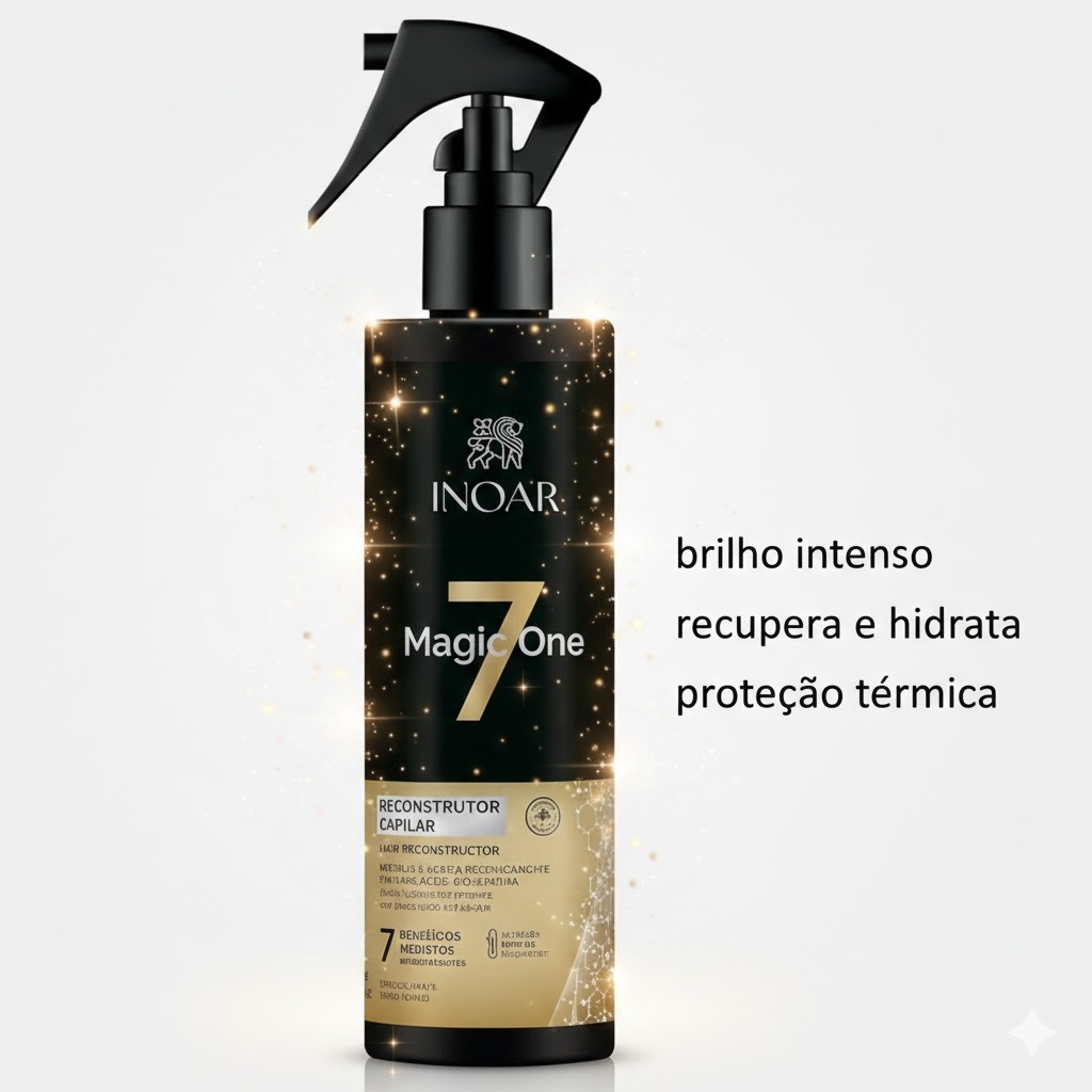INOAR RECONSTRUTOR CAPILAR MAGIC ONE 7 300ML | Shopee Brasil