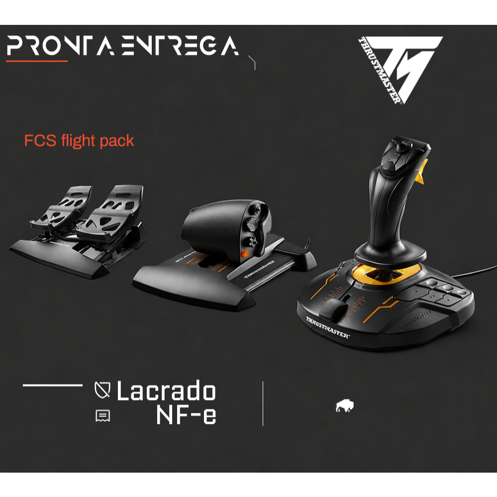 Thrustmaster T.16000m FCS flight pack Joystick Pedal e Manete