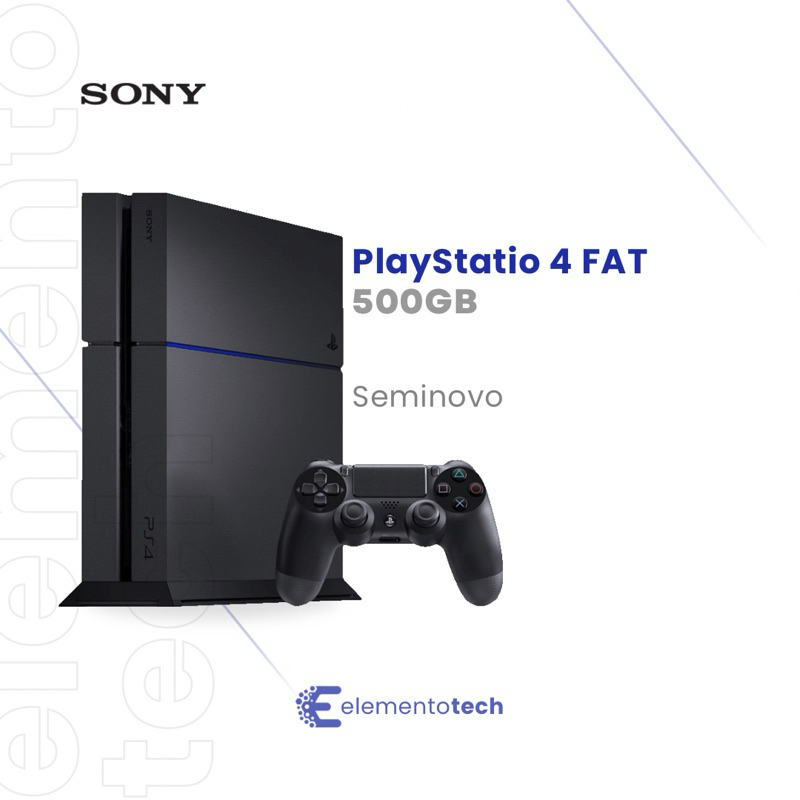 PS4 FAT, PlayStation 4 FAT, GARANTIA E NOTA FISCAL, PASTA TERMICA NOVA ...
