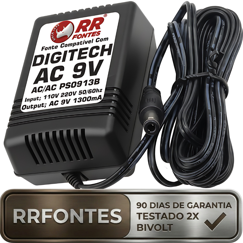 Fonte Pedal Pedaleira Digitech Whammy 4° Geração 9v 1,3a | Shopee