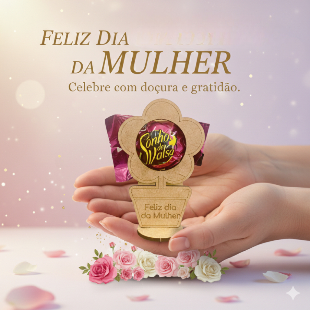 Kit 10 Lembrancinha Dia Das Mulheres Porta Bombom Dia Da Mulher Mimo Presente Mulher