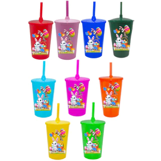 10 copos personalizados coelho da pascoa em Oferta na Shopee