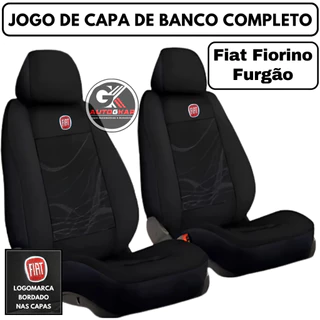 Capa Para Banco Tecido Groso Original Fiat Fiorino Furgão 1990 À 2020 Universal