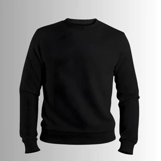 Moletom Blusa de Frio Unissex Gola Redonda Careca Macio e Confortavel Liso