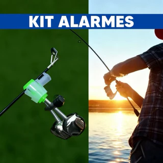 Kit 10 Alarmes Vara de Pesca Sino Duplo Verde Mordida Braçadeira pescaria em Oferta na Shopee