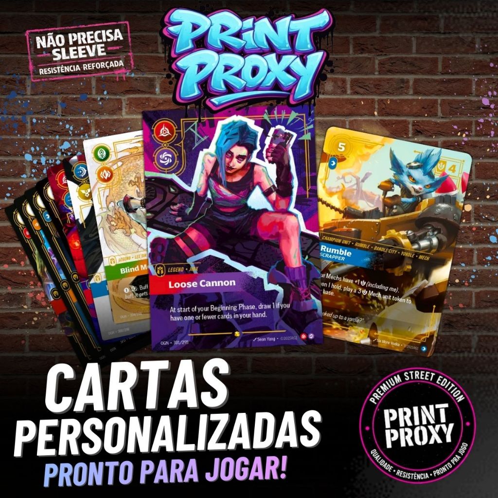 Deck Riftbound Personalizado - Proxy Premium - Alta Qualidade - 60 cartas - Riftbound  Card Game | Shopee Brasil