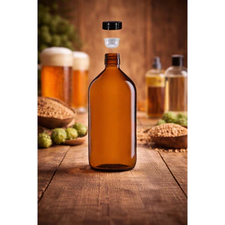 10 Growler (vazio) de 1 Litro Garrafa Vidro âmbar promoção