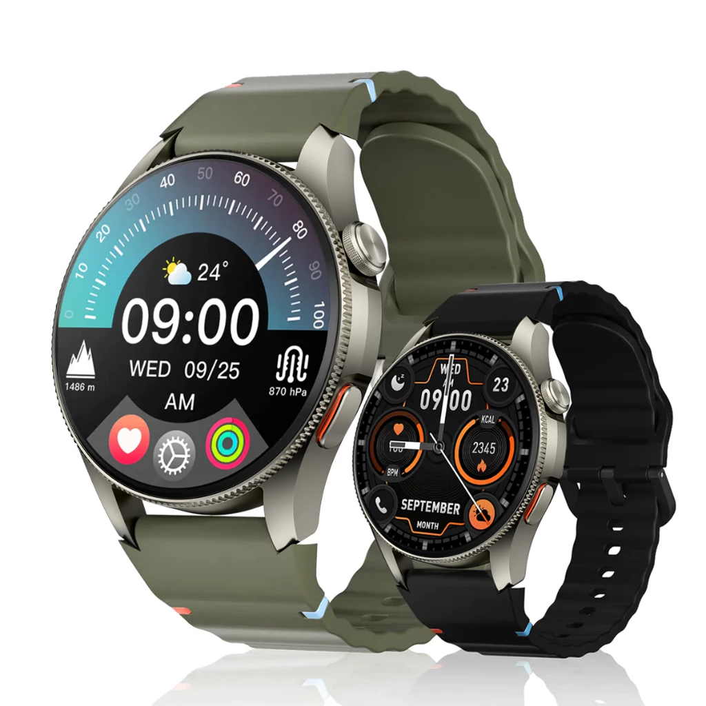 Relógio AURAFIT GPS, G12/Trek 2 AMOLED 1.43