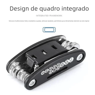 16 em 1 Ferramenta de Bicicleta | Chave Soquete Acessório para Bike de Montanha
