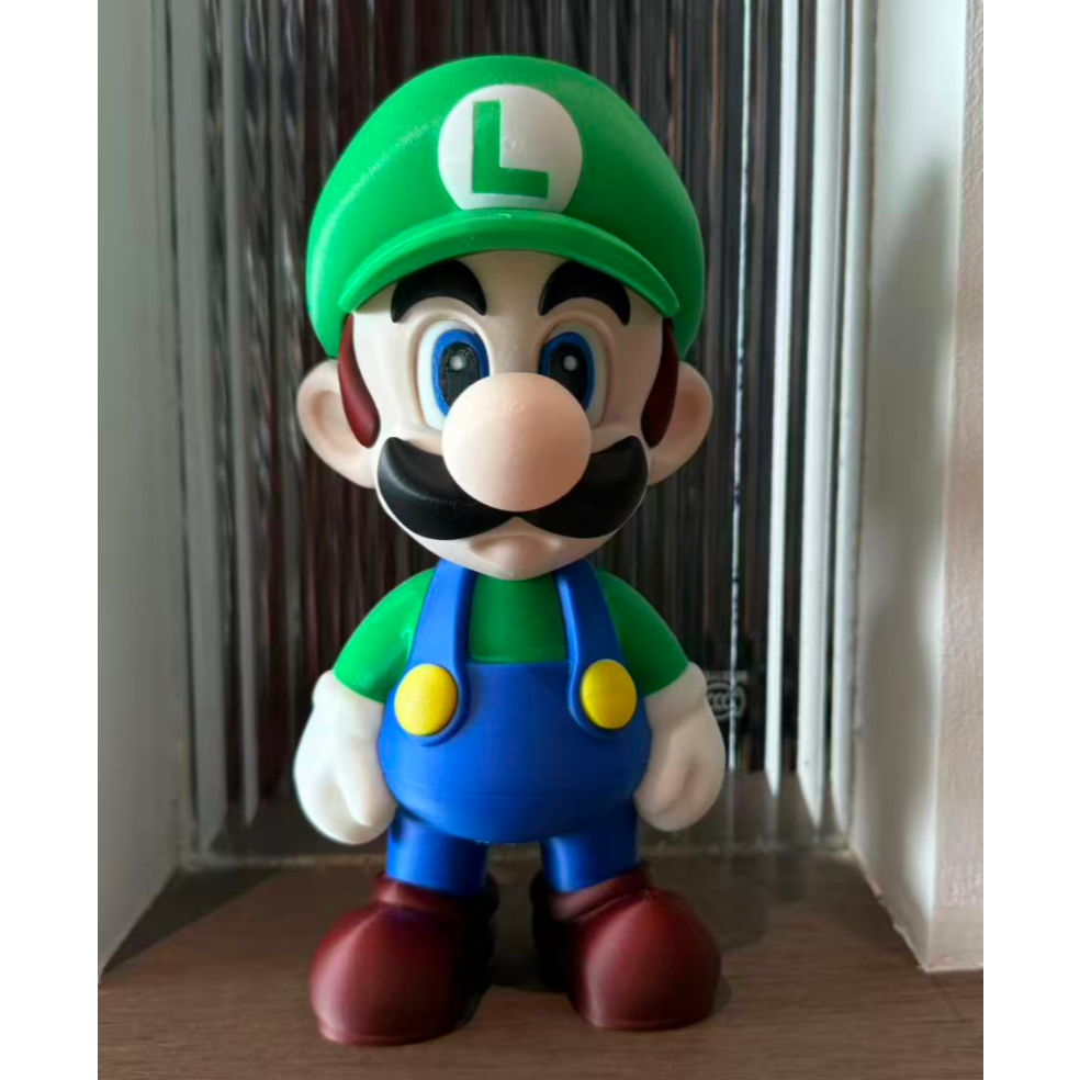 Boneco Luigi Super Mario Bros Action Figure - Estatueta Decorativa Impressão 3D Premium em Oferta na Shopee