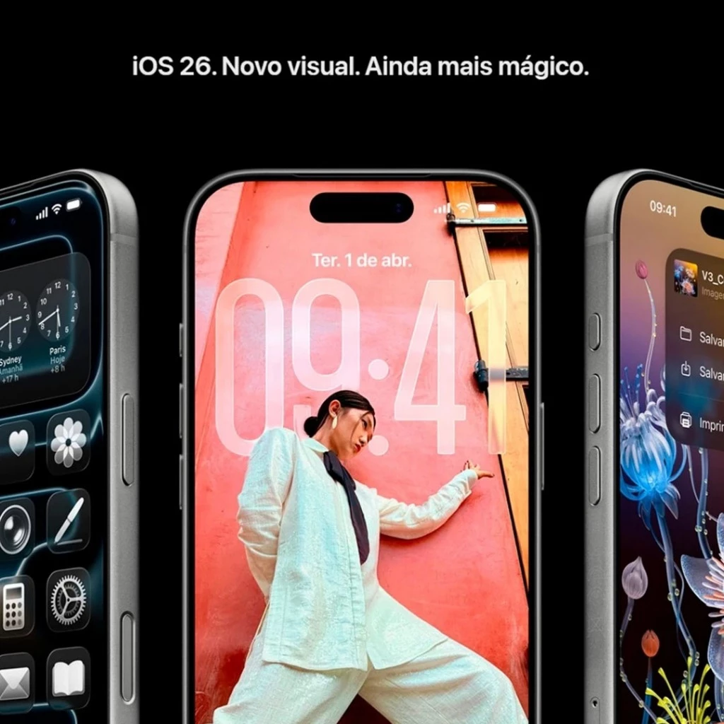 Detalhe do botão de ligar do iPhone 17 Pro