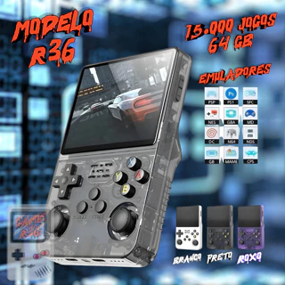 CONSOLE RETRÔ PORTÁTIL R36S +15.000 JOGOS CLÁSSICOS EM UM SÓ DISPOSITIVO em Oferta na Shopee