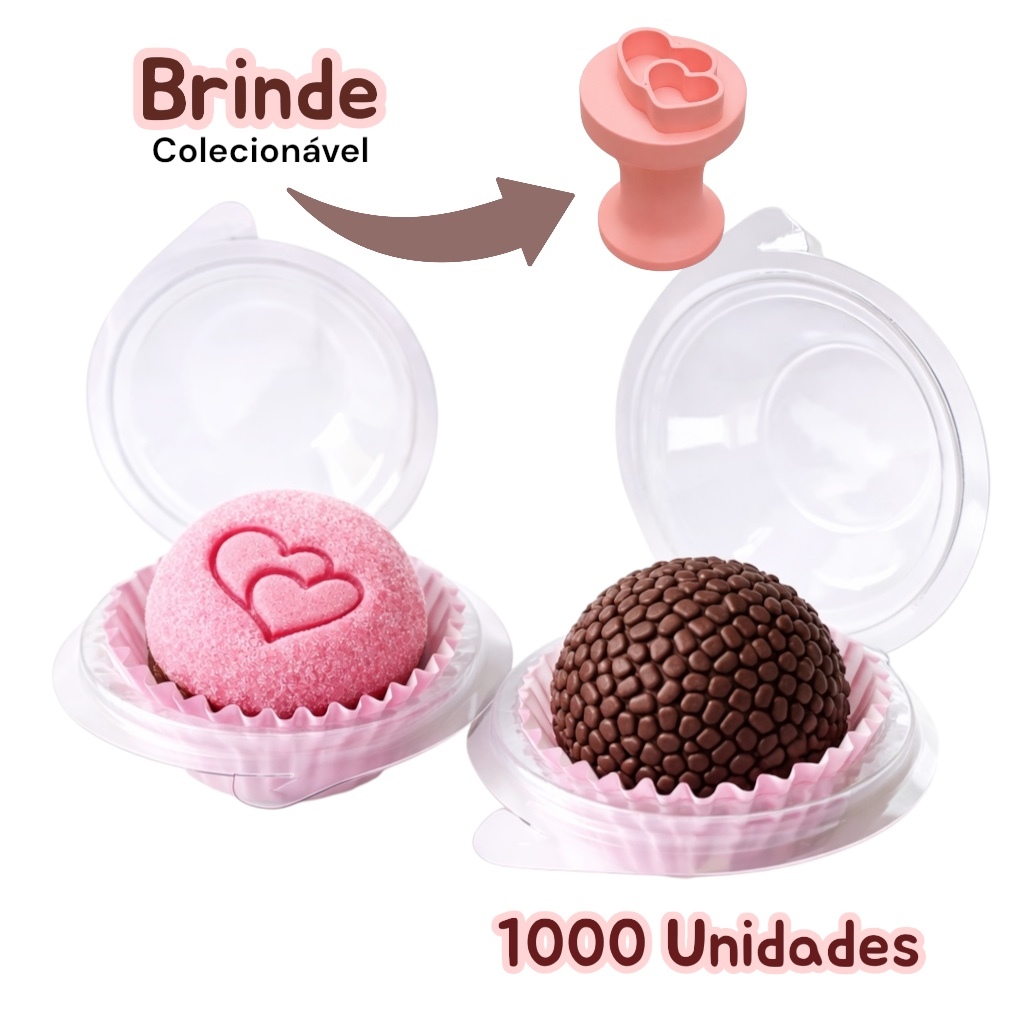 Embalagem para brigadeiro individual Com 1000 unidades