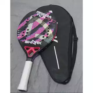Raquete Beach Tenis Rosa com Case - bolsa em Oferta na Shopee