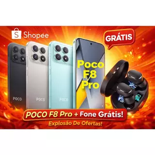 Xiaomi Poco F8 Pro 5G 512 GB 12 RAM NFC Original Lacrado + Fone