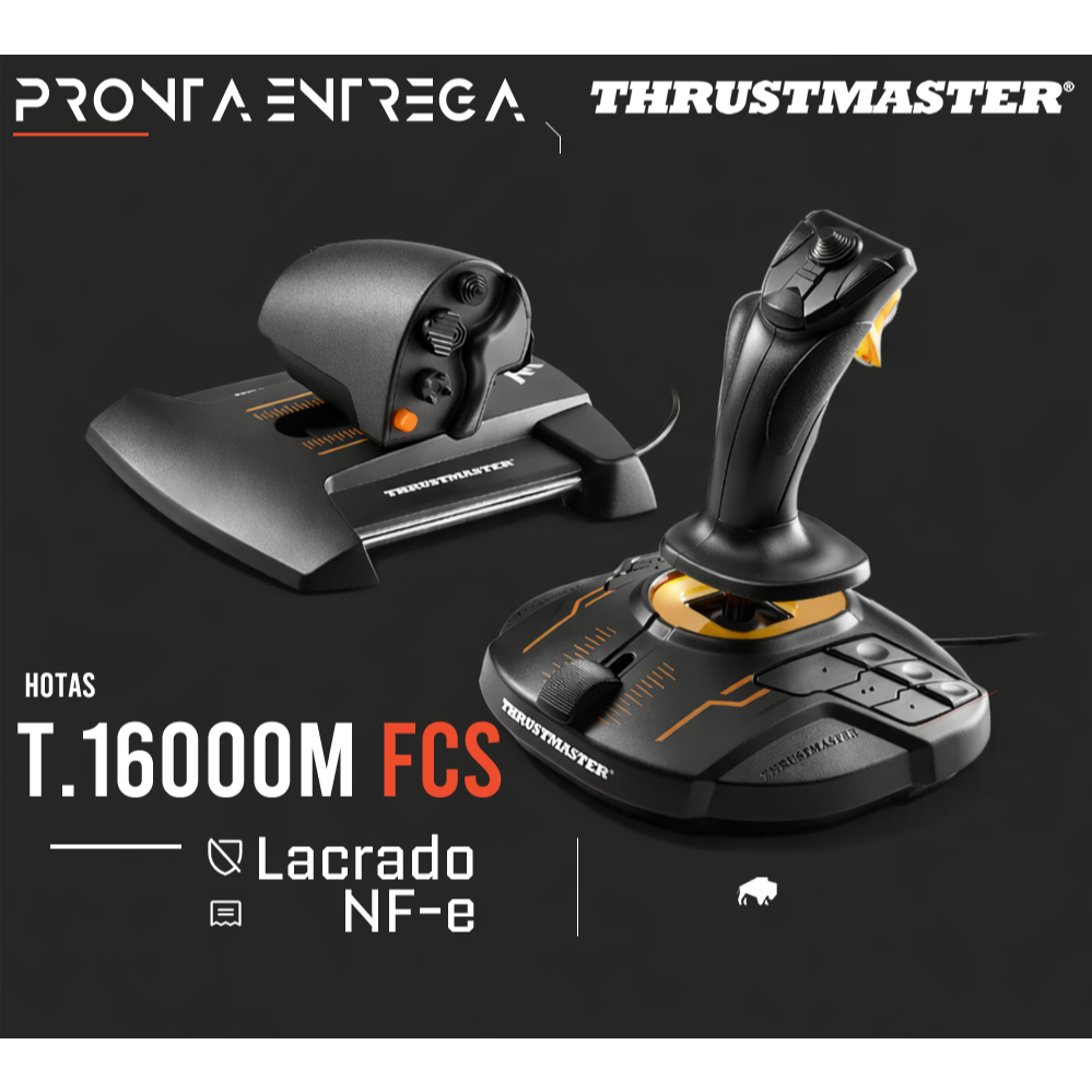 Thrustmaster T.16000M FCS HOTAS Flight Stick Throttle