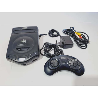 402- Console Sega CDX lendo cds e cartuchos