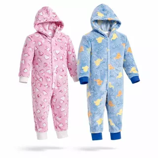 Pijama Macacão Infantil Inverno Fleece Brilha no Escuro Menino Menina Tam 1 2 3 Kit 1 2 ou 3 Peças Promoção em Oferta na Shopee