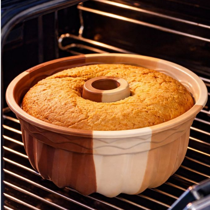 Assadeira Forma de Silicone Grande para Bolo Forno Air Fryer