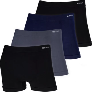 Kit 4 Cuecas Boxer Hoahi Algodão Sem Costura Masculina Cueca Box Adulto Premium Original Confortável em Oferta na Shopee